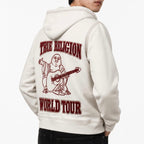 Hoodie True Religion Buddha BLANCA CON ROJO