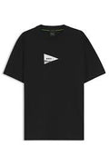Camiseta regular fit en algodón elástico con estampado fotográfico