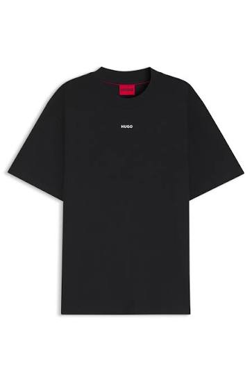 Camiseta relaxed fit con detalle de logo centrado